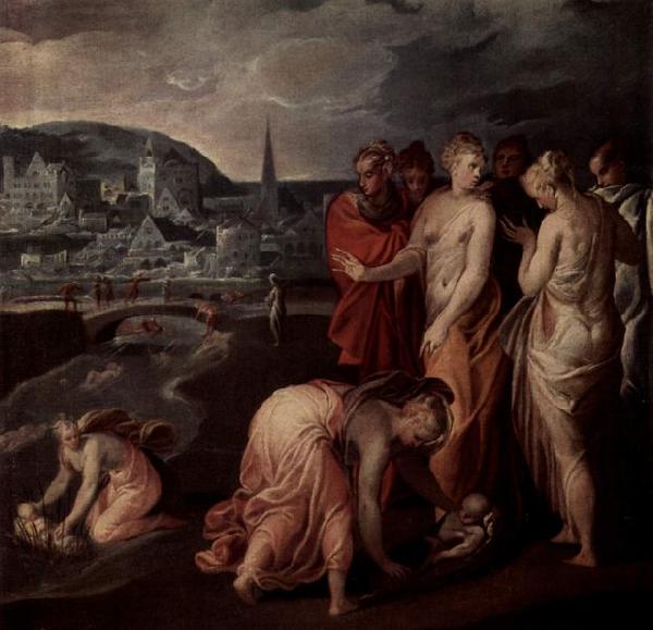 Pietro, Nicolo di Die Rettung Moses aus dem Wasser